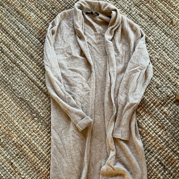 Quince Cashmere Longline Cardigan - Picture 1 of 2